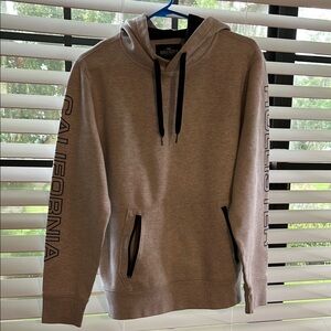 Hollister Gray Hoodie with Black Accents